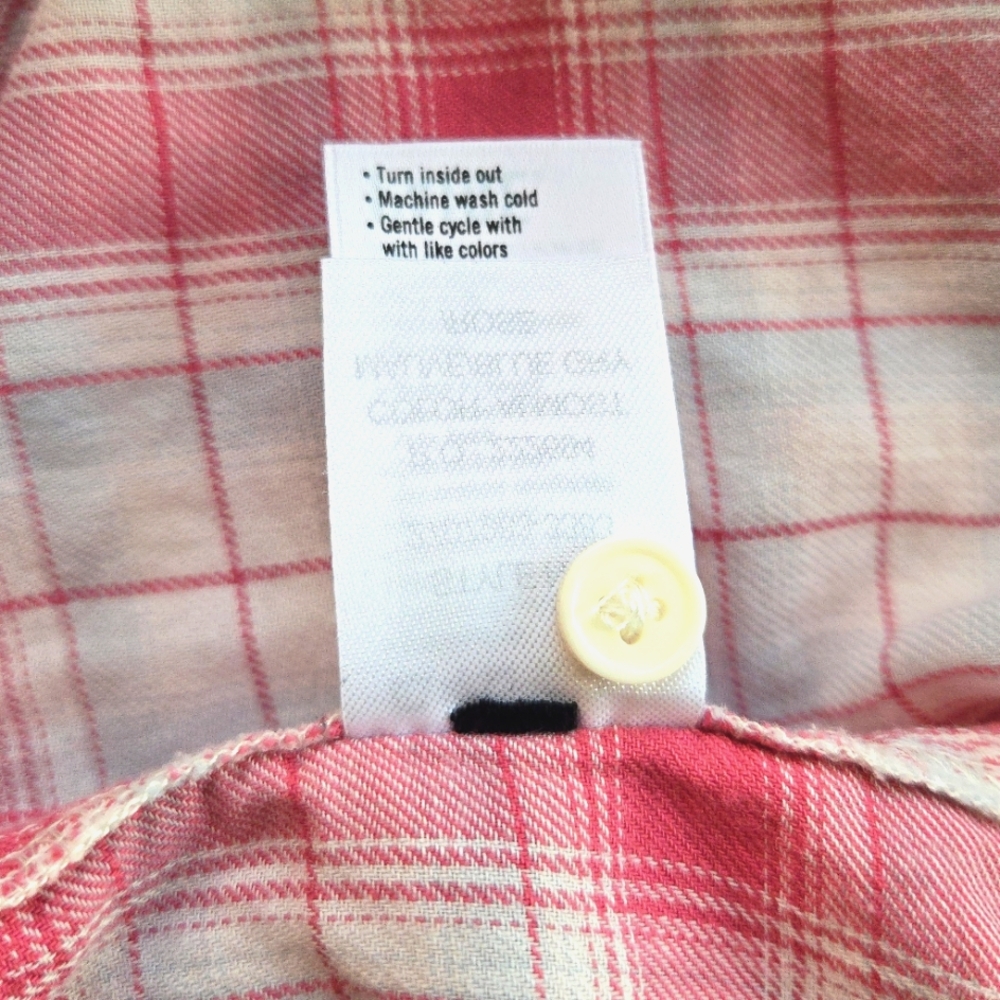 ( PAIGE ) Long Sleeve, Button-Down Plaid Shirt - Picture 8 of 8